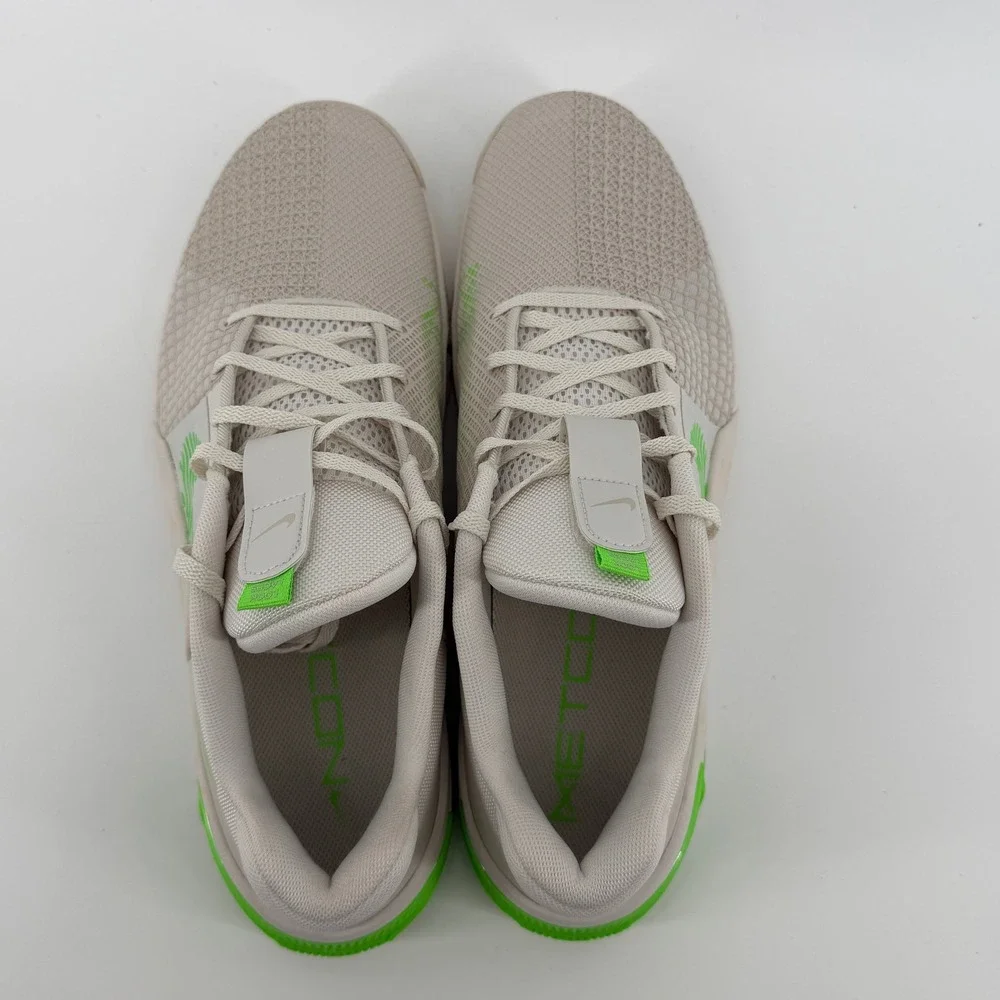 Nike Metcon 8 Mens Training Shoes Sand Electric Green DO9328-006 Size 13